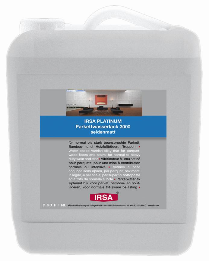 IRSA-Platinum-3000-1K-sm-web IRSA PLATINUM 3000 Parkettwasserlack, seidenmatt