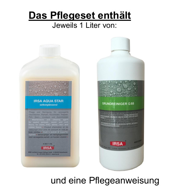 IRSA-Pflegeset-Nr-1-Inhalt IRSA Pflegeset Nr. 1 - Versiegelte Böden