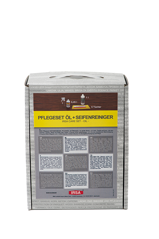 irsa_pflegeset-oel-seifenreiniger IRSA Pflegeset Nr. 7 - Geöltes Parkett
