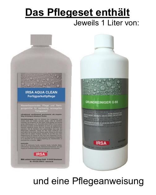 IRSA Pflegeset Nr. 5 - Versiegeltes Fertigparkett