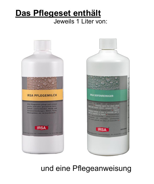 IRSA Pflegeset Nr. 2 - geölte/gewachste Böden