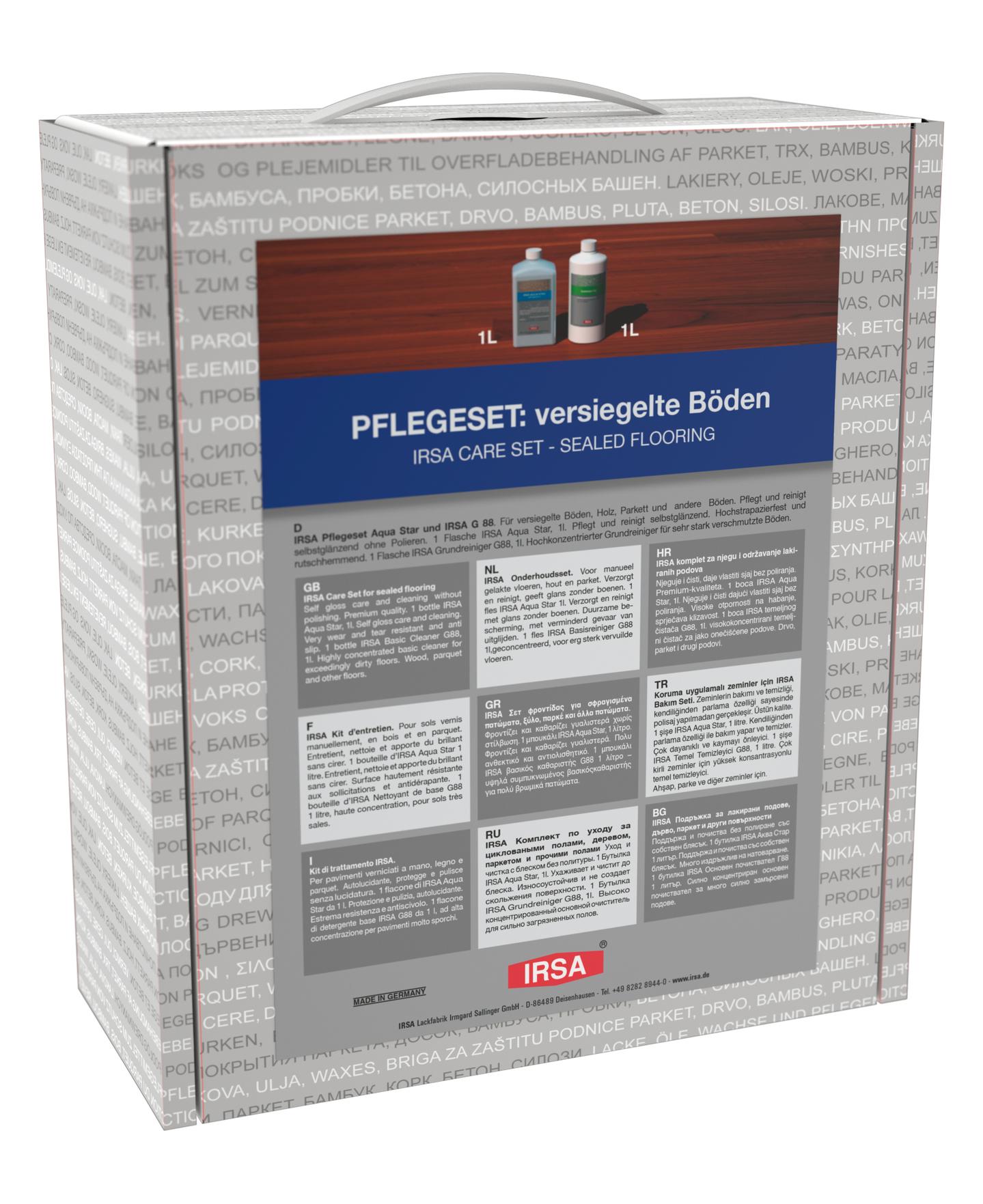 IRSA Pflegeset Nr. 1 - Versiegelte Böden